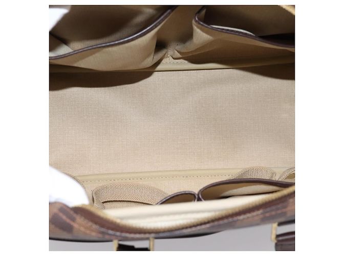 Borsa a mano LOUIS VUITTON Damier Ebene Deauville SPO N47272 LV Auth LN036V - vista 9