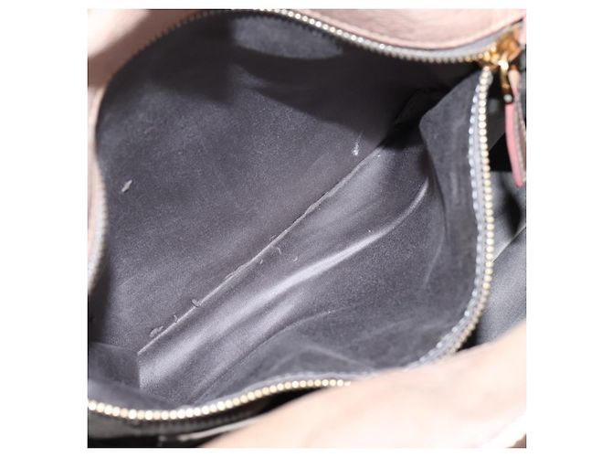 Sac à main Miu Miu Vitellolux en cuir 2way Rose Doré Auth 206666A - vue 26