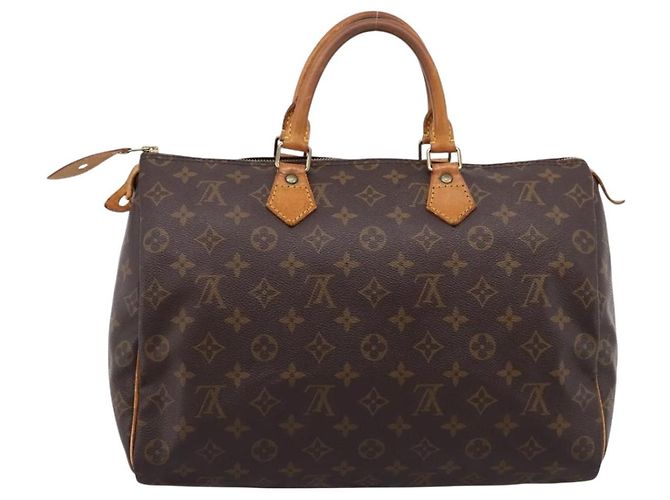 LOUIS VUITTON Monogram Speedy 35 Hand Bag M41524 LV Auth 205222 Monogramma - vista 2