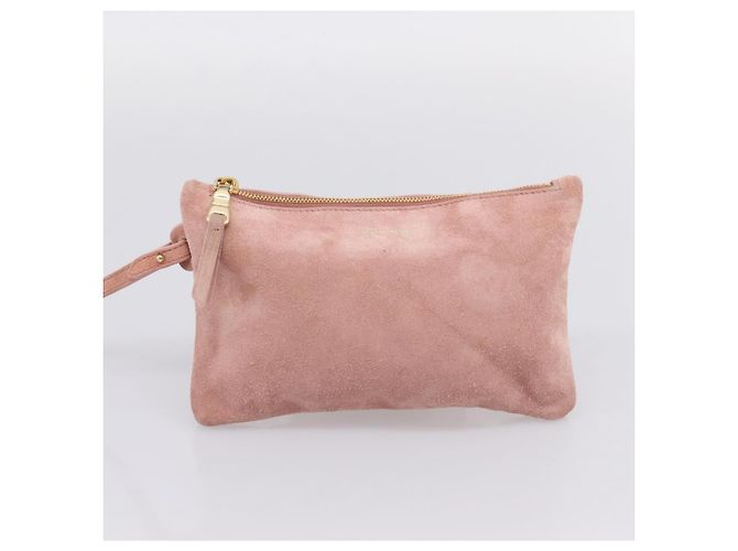 Bolsa de Ombro Miu Miu Pele Rosa Auth ka6494V - vista 10