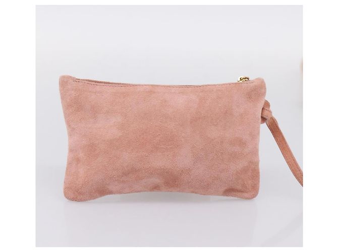 Bolsa de Ombro Miu Miu Pele Rosa Auth ka6494V - vista 19