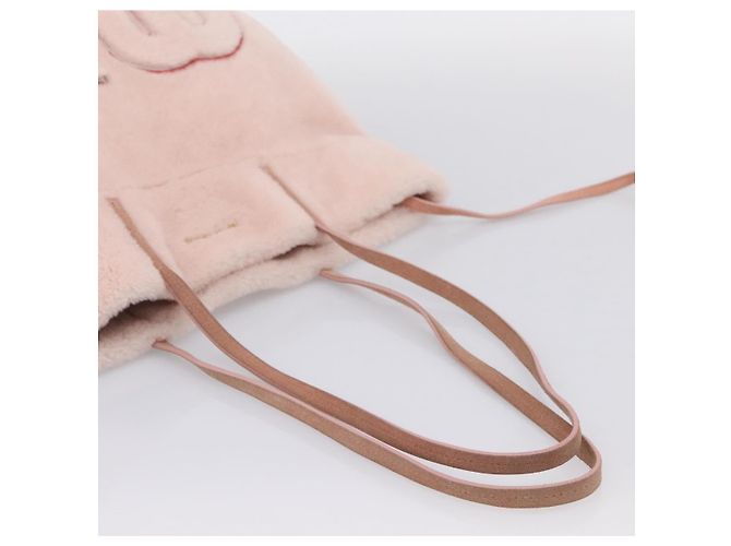Bolsa de Ombro Miu Miu Pele Rosa Auth ka6494V - vista 6