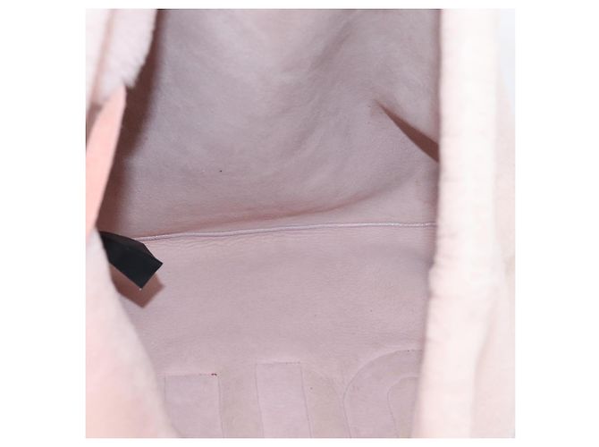 Bolsa de Ombro Miu Miu Pele Rosa Auth ka6494V - vista 9