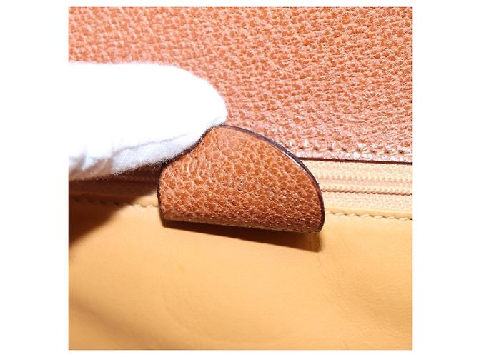 Borsa a Mano GUCCI Bamboo Pelle Marrone Oro 000 113 0633 Auth ep16515V D'oro - vista 11