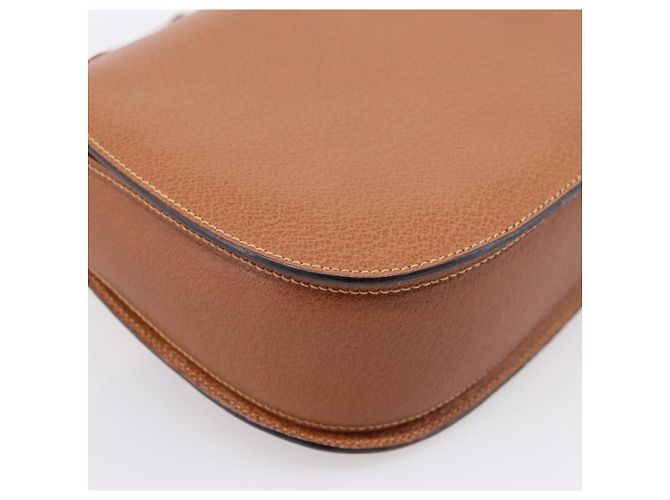 Borsa a Mano GUCCI Bamboo Pelle Marrone Oro 000 113 0633 Auth ep16515V D'oro - vista 17