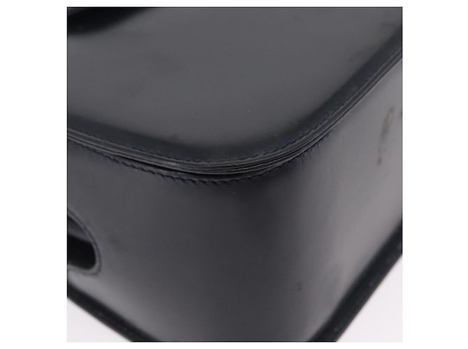 Borsa a tracolla GUCCI in pelle blu navy e oro autentica 206895 D'oro - vista 17