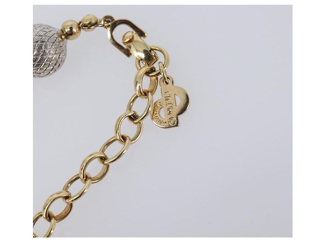 Christian Dior Perlenkette Metall Weißgold Auth 205488M - Ansicht 9