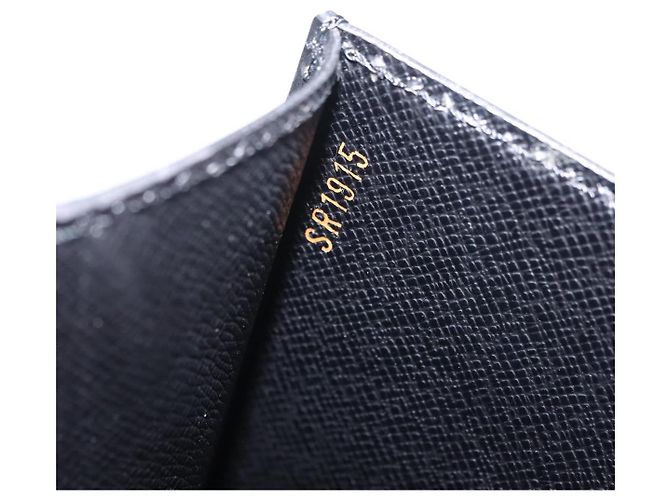 Borsa a mano LOUIS VUITTON Epi Concorde Nero M52132 LV Auth 205326 - vista 11