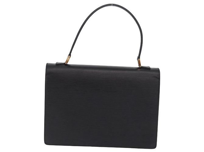 Borsa a mano LOUIS VUITTON Epi Concorde Nero M52132 LV Auth 205326 - vista 2