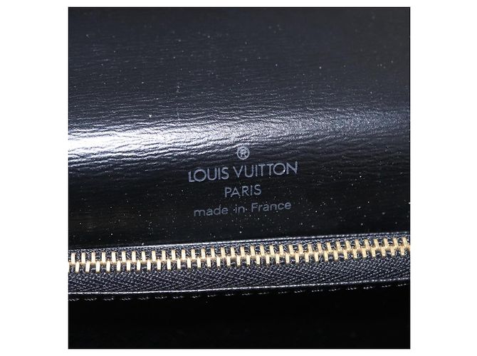 Borsa a mano LOUIS VUITTON Epi Concorde Nero M52132 LV Auth 205326 - vista 22
