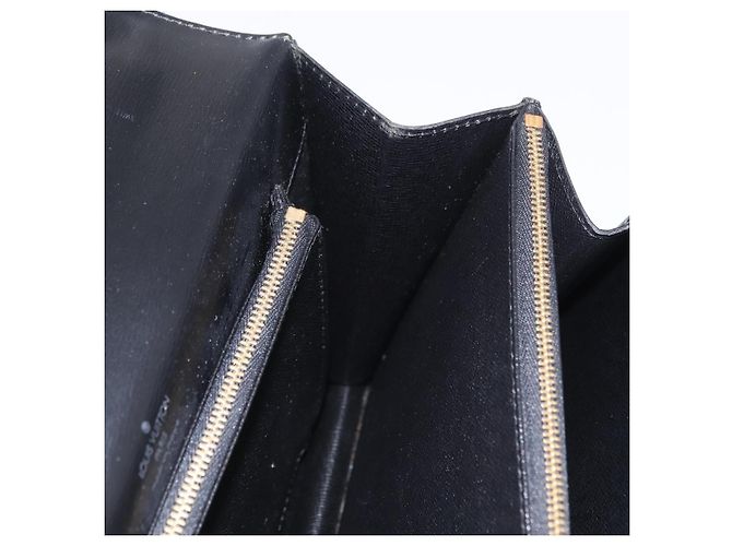 Borsa a mano LOUIS VUITTON Epi Concorde Nero M52132 LV Auth 205326 - vista 23
