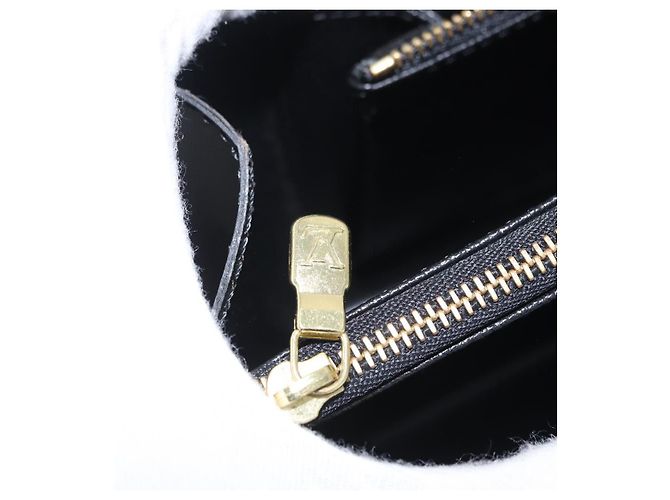 Borsa a mano LOUIS VUITTON Epi Concorde Nero M52132 LV Auth 205326 - vista 30