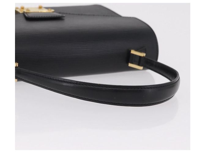 Borsa a mano LOUIS VUITTON Epi Concorde Nero M52132 LV Auth 205326 - vista 7