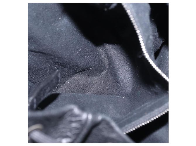 BALENCIAGA Rucksack Leder Schwarz Silber 326404 Auth 204900A - Ansicht 28