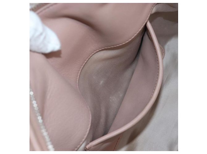 Borsa a mano Miu Miu Matelassé in pelle 2way Rosa Argento Auth 206390M - vista 29