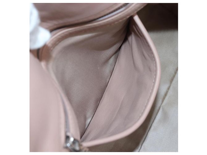 Borsa a mano Miu Miu Matelassé in pelle 2way Rosa Argento Auth 206390M - vista 31