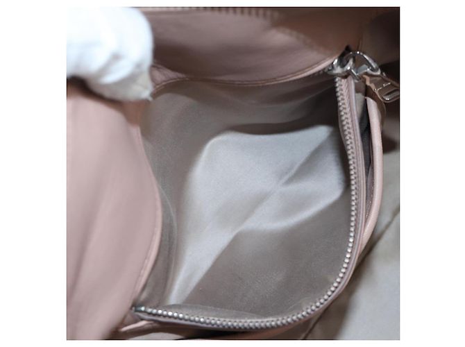 Borsa a mano Miu Miu Matelassé in pelle 2way Rosa Argento Auth 206390M - vista 33