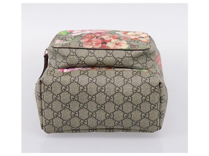 Zaino GUCCI GG Blooms PVC Leather Beige Silver 410544 Auth ka6474A - vista 5