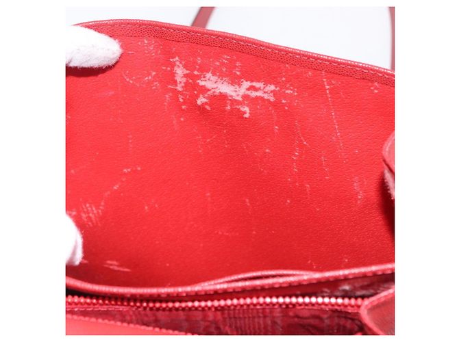 Céline Borsa Tote CELINE Pelle Rossa Tono Oro Auth 207551 Rosso - vista 11