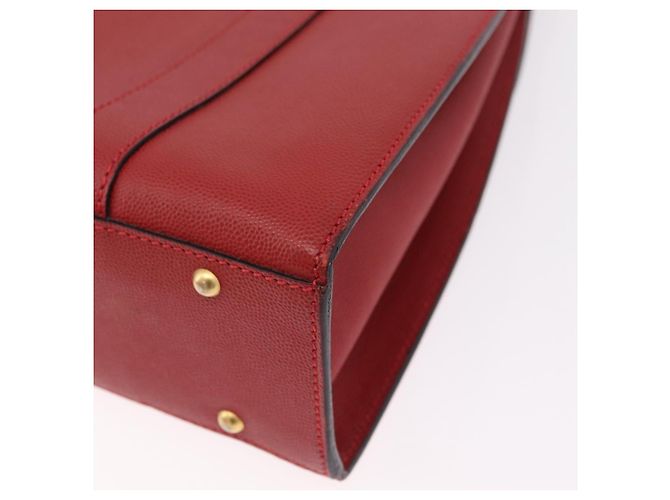 Céline Borsa Tote CELINE Pelle Rossa Tono Oro Auth 207551 Rosso - vista 19