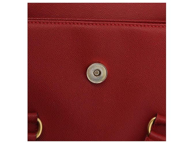 Céline Borsa Tote CELINE Pelle Rossa Tono Oro Auth 207551 Rosso - vista 23