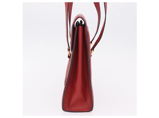 Céline Borsa Tote CELINE Pelle Rossa Tono Oro Auth 207551 Rosso - vista 3