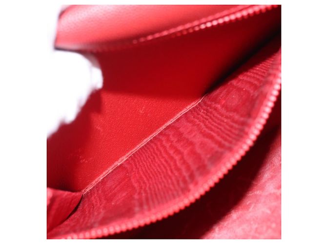 Céline Borsa Tote CELINE Pelle Rossa Tono Oro Auth 207551 Rosso - vista 31