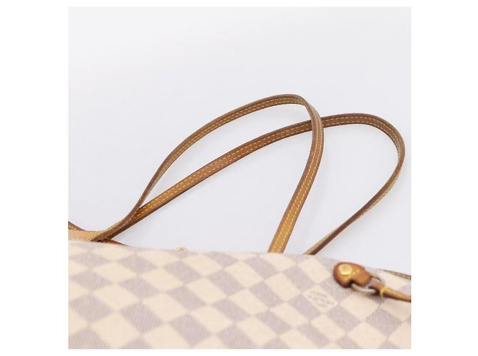 Sac cabas LOUIS VUITTON Damier Azur Neverfull MM N41605 LV Auth 207423 - vue 14