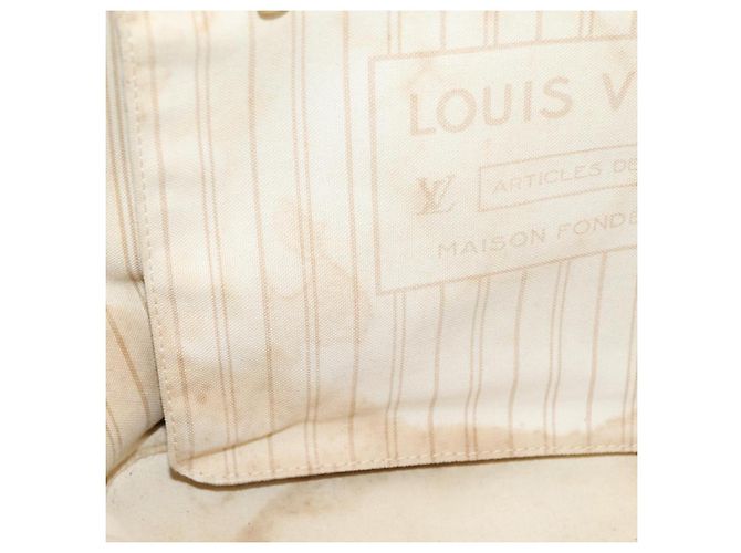Sac cabas LOUIS VUITTON Damier Azur Neverfull MM N41605 LV Auth 207423 - vue 27