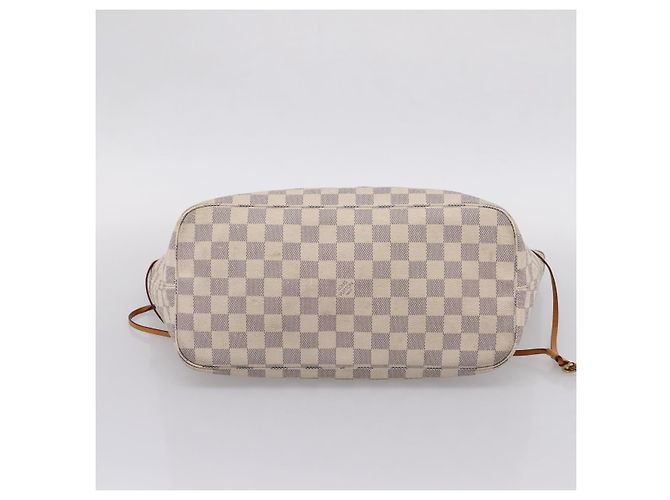 Sac cabas LOUIS VUITTON Damier Azur Neverfull MM N41605 LV Auth 207423 - vue 5