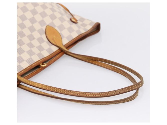Sac cabas LOUIS VUITTON Damier Azur Neverfull MM N41605 LV Auth 207423 - vue 7