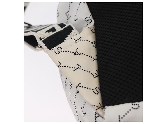 Stella Mc Cartney Stella McCartney Rucksack Nylon White Black Auth BA16177 Schwarz Weiß - Ansicht 19