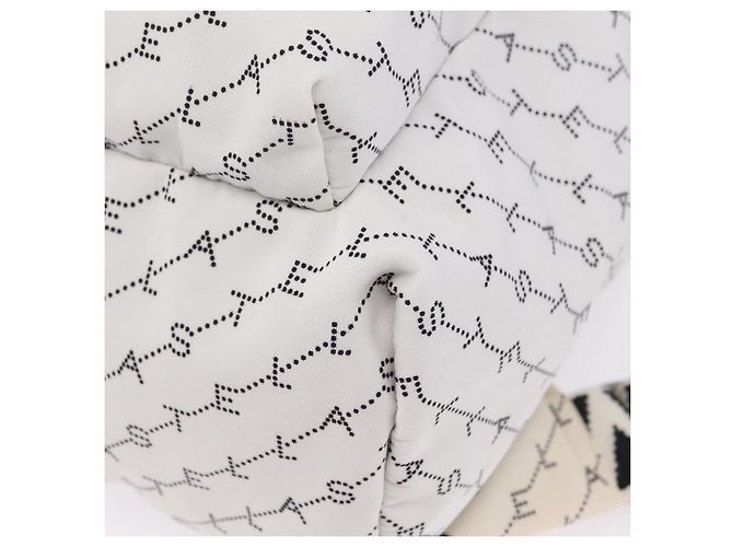 Stella Mc Cartney Stella McCartney Rucksack Nylon White Black Auth BA16177 Schwarz Weiß - Ansicht 21