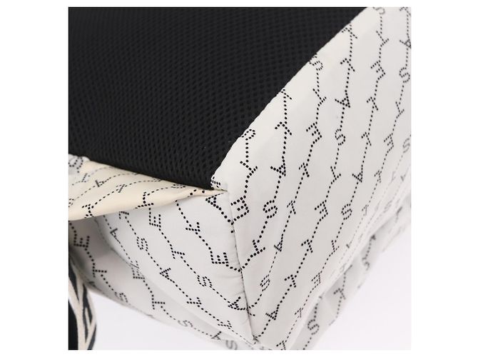 Stella Mc Cartney Stella McCartney Rucksack Nylon White Black Auth BA16177 Schwarz Weiß - Ansicht 22