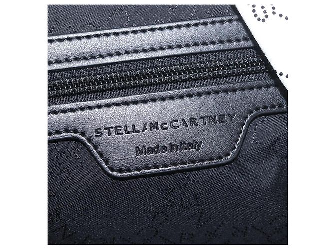 Stella Mc Cartney Stella McCartney Rucksack Nylon White Black Auth BA16177 Schwarz Weiß - Ansicht 26