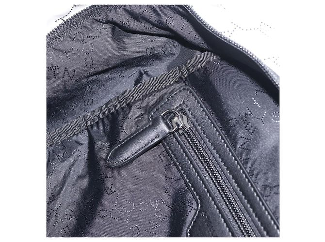 Stella Mc Cartney Stella McCartney Rucksack Nylon White Black Auth BA16177 Schwarz Weiß - Ansicht 29