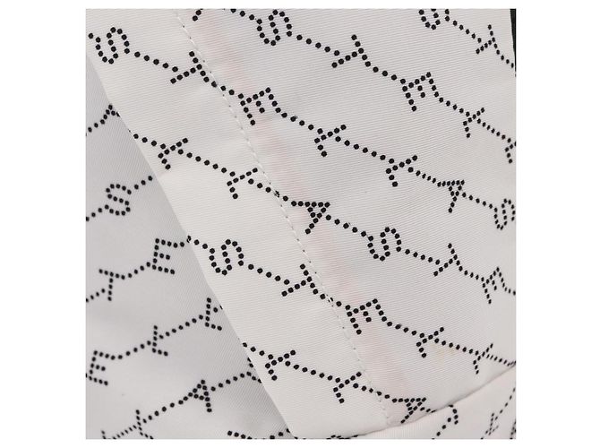 Stella Mc Cartney Stella McCartney Rucksack Nylon White Black Auth BA16177 Schwarz Weiß - Ansicht 4