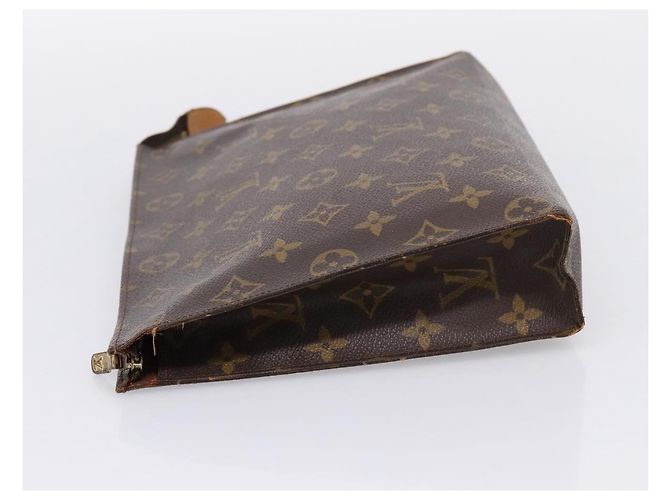 LOUIS VUITTON Monogram Poche Toilette 26 Pouch M47542 LV Auth 207591 Monogramme - vue 3