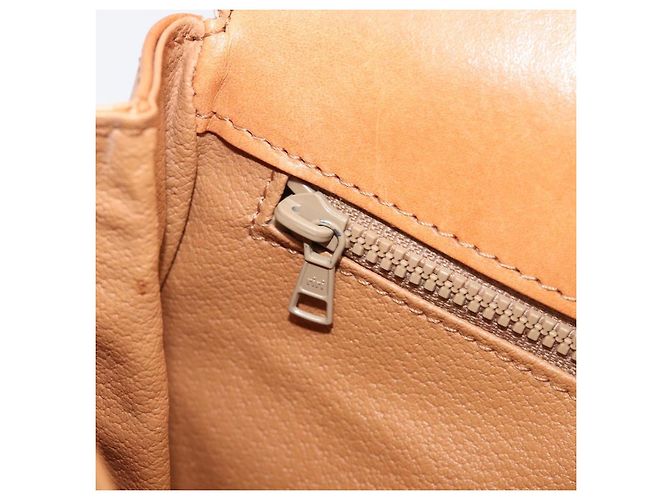 16 Céline Borsa a tracolla CELINE Macadam Canvas PVC Beige Gold Auth 206728 D'oro - vista 24
