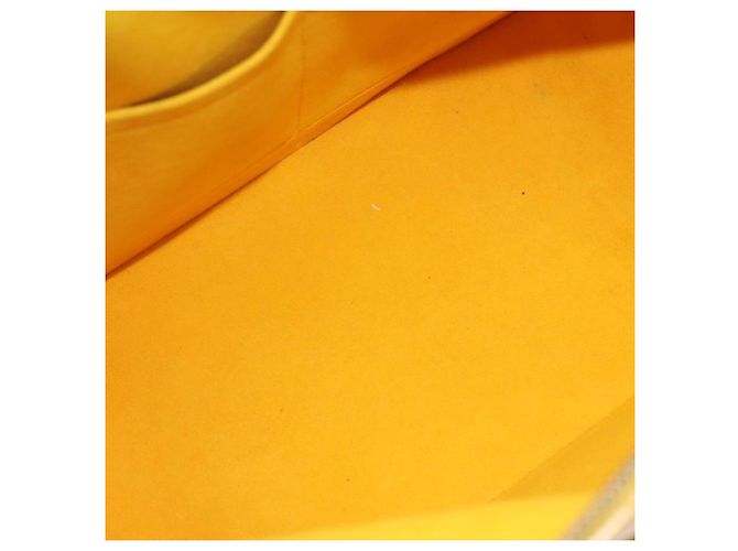 Borsa a mano LOUIS VUITTON Epi Alma PM Yellow citron M40619 LV Auth ka6442A D'oro Giallo - vista 11