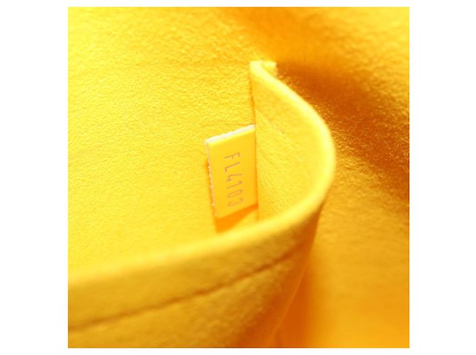 Borsa a mano LOUIS VUITTON Epi Alma PM Yellow citron M40619 LV Auth ka6442A D'oro Giallo - vista 12