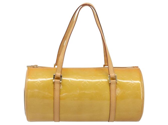 LOUIS VUITTON Monogram Vernis Bedford Hand Bag Beige M91006 LV Auth 207679V - vista 13