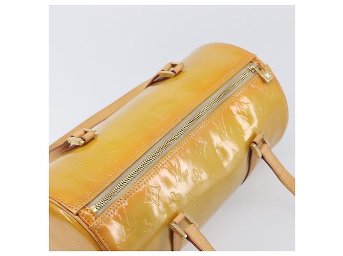 LOUIS VUITTON Monogram Vernis Bedford Hand Bag Beige M91006 LV Auth 207679V - vista 14