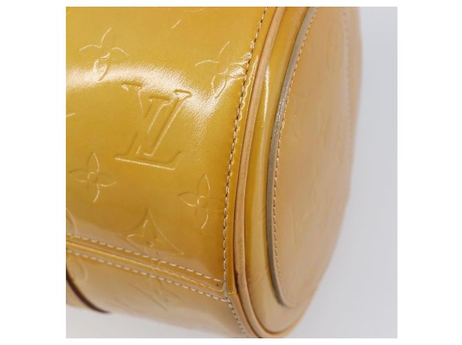 LOUIS VUITTON Monogram Vernis Bedford Hand Bag Beige M91006 LV Auth 207679V - vista 18