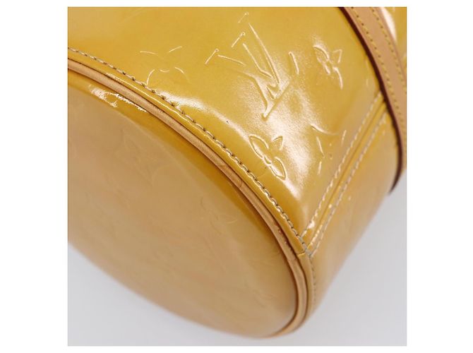 LOUIS VUITTON Monogram Vernis Bedford Hand Bag Beige M91006 LV Auth 207679V - vista 19