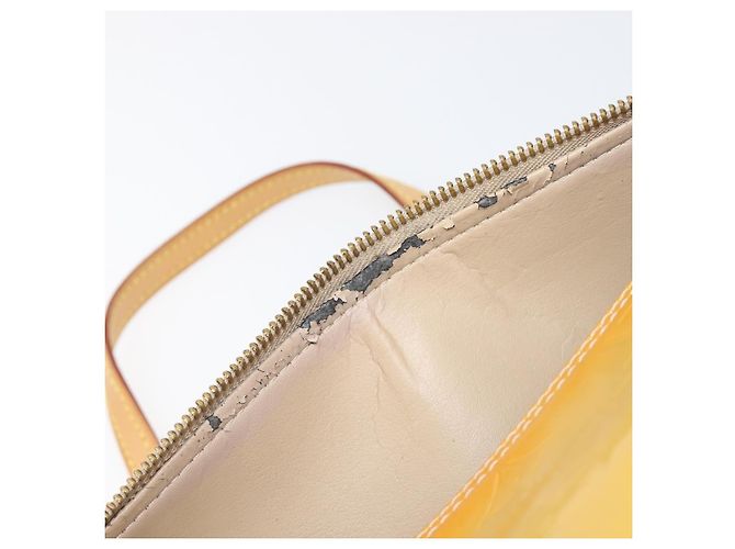 LOUIS VUITTON Monogram Vernis Bedford Hand Bag Beige M91006 LV Auth 207679V - vista 25