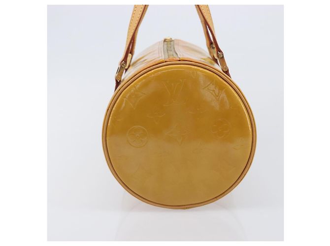 LOUIS VUITTON Monogram Vernis Bedford Hand Bag Beige M91006 LV Auth 207679V - vista 3