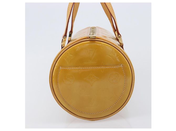 LOUIS VUITTON Monogram Vernis Bedford Hand Bag Beige M91006 LV Auth 207679V - vista 5