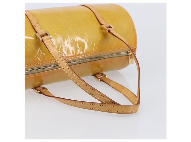 LOUIS VUITTON Monogram Vernis Bedford Hand Bag Beige M91006 LV Auth 207679V - vista 7