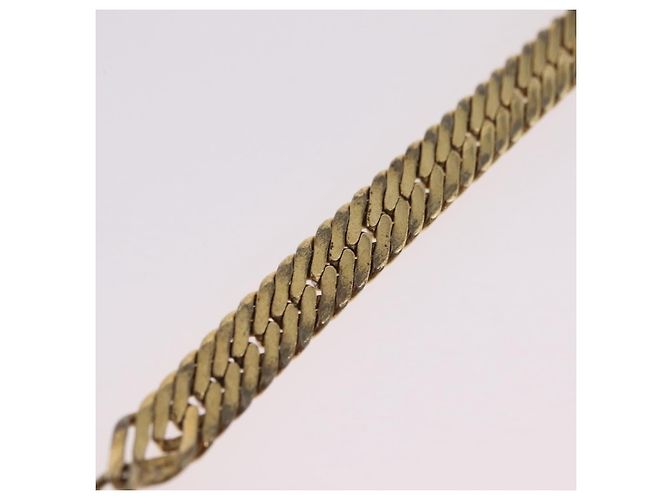 GIVENCHY Bracelet Metal Gold Tone Auth ka6505 - vue 10